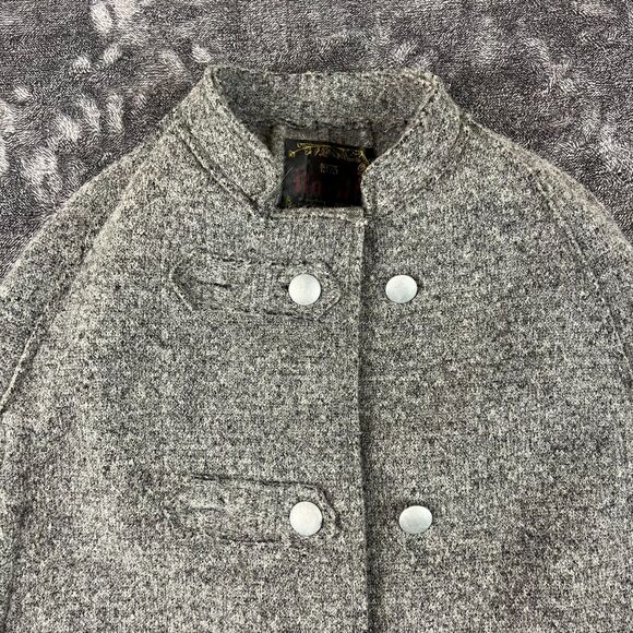 RA-RE Wool Blend Cape Cloak Made In Italy Women's One Size 246 M/L Jacket - Picture 2 of 13